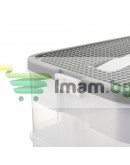 Пластмасова кутия за играчки блокчета конструктор на 2 Нива